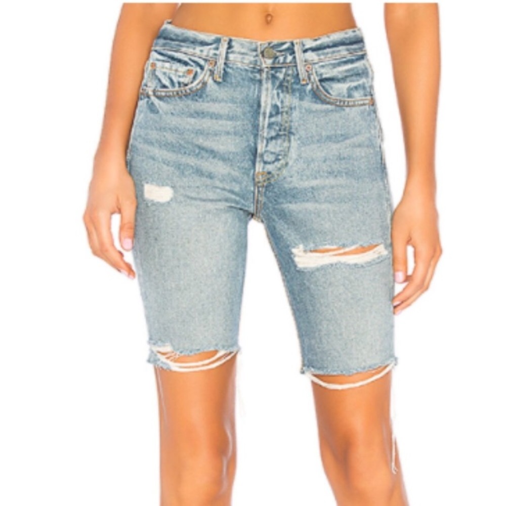 NWT GRLFRND Beverly hi rise denim shorts SZ 29